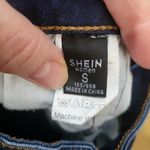 SheIn  Blue and Black Stretch Skinny Jeans Photo 2