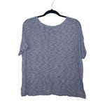 Aerie Navy Blue & White Striped Short Sleeve Oversized Lounge Tee Photo 4