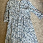 Tuckernuck Classic Blue Ditsy Royal Shirt Dress Photo 1