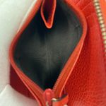 Gucci Red Leather Zip Around Wallet - Preowned Photo 9