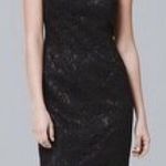 White House | Black Market  black lace‎ sleeveless midi dress size 2 Photo 0