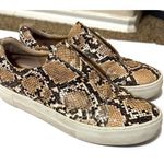 JSlides J/Slides Slip-on Embossed Snakeskin Sneakers Vegan Leather Upper womens Size 10 Photo 0