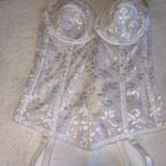 Vtg Carnival Bustier 32D White Strapless & Underwire Style 313 NWT Size undefined Photo 0