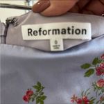 Reformation Veranda Silk Melba Purple Floral MIni Skirt Size 0 Photo 4