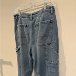 Sincerely Jules  Jean Size 29 Cargo Baggy Relaxed Fit Denim Pant Med Wash Cuff Photo 10