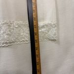 Dress Barn Lace Trimmed Ivory Y2K Feminine Romantic Chic Tank, Sz L Photo 7