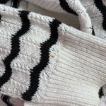 Loft  black and white striped sweater Photo 5