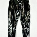 Spanx  Faux Patent Leather Leggings Size Large Classic Black NEW Photo 1