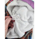 Natural Life  Tie Dye Floral Fleece One Piece Pajama Jumpsuit Loungewear Large Photo 5