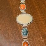 Earthtone stone bracelet Orange Photo 0