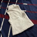 Patagonia Los Gatos off white sherpa outerwear Vest fleece zip front Photo 4