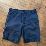 J Crew navy blue flat front vacationcore 31 preppy long shorts Photo 0