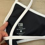 CSB SERENITY AYLA CROP Two Tone Sports Bra Black Photo 4