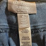 Chico's Fabulously Slimming Large Ankle Jeans Dark Wash Size 2 Women Photo 13