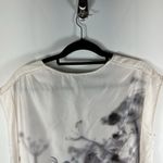 Kenar Womens Top--off-white/gray/black‎ patterned silky tunic sleeveless Size M Photo 7