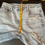 American Eagle  Outfitters Light Wash Cotton Ripped Skater Short Women's Size 6 Photo 10