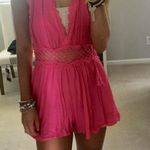 Pink Halter Romper Photo 3