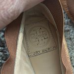 Tory Burch  Caroline Tan Browm Suede Flats Size 7 Photo 15