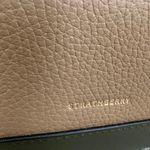 Strathberry Lana Midi Bucket Bag Leather Khaki/Caramel/Diamond NWT Brown Photo 8