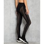Alo Yoga Alo High-Waist Airlift Energize Legging Black Sheer Mesh Cut-Outs Cutouts Tights Photo 1