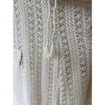 l*space NWT L* X Anthropologie Sundown Cargo Pant Wide Leg Ibiza Crotchet Cover Up Photo 6