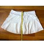 Lija Women's Multi Panel White Mesh Pickleball Tennis Skort 13" EUC Size M Photo 9