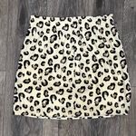 Dina Be  Leopard Print Cream, Black and Brown Skirt, Size Large Photo 3