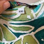 Jams World  Hattie Dress Garden Isle Print tiered rayon short sleeve dress XXL 2X Photo 4