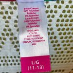 No Boundaries  Juniors' Lace UP Dress with Crochet Back, Rust Stripe Boho - Large Photo 11