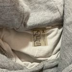 PE Nation Women S Grey White Black Color Block Mesh Hoodie Sweatshirt Gray Photo 5