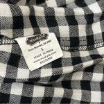Mud Pie  gingham Black and White Checkered Women's Top size small Photo 4