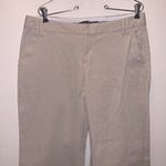 Gap Stretch pin striped khaki wide leg pants Photo 1