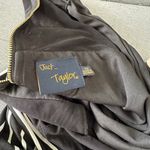 Just Taylor Bodycon Fit and Flair Maxi Black and White Striped Dress 10 NWT Photo 6