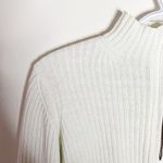 Woolrich mock neck quarter zip ribbed sweater sz S Photo 3