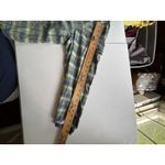 Liz Golf Women's Collared Mesh Lined Pullover Windbreaker Plaid Size Large Blue Photo 7