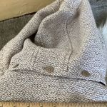 Liz Claiborne Outfitters Light Cream White Size Large L Heavy Button Coat Winter Photo 15