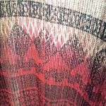 Women’s Ombré Open Front Pleated Textured Bohemian Ombré Print Cardigan Red Size 1X Photo 9