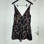 Free People  SEXY LOVE BLACK FLORAL LACE MINI DRESS - SZ 2 Photo 9
