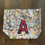 LOS ANGELES “A” ANGELS clear floral print plastic tote, NWOT Photo 5