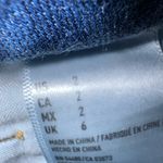 American Eagle  Outfitters Hi Rise Shortie Blue Jean Shorts with Cuffed Hem Photo 4