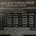 Victoria's Secret Victoria Secret thigh high is a size B. Photo 1