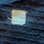 Roberto Collina Large Navy Rib Knit Zip Up Sweater Removable Fur Collar Grandma Blue Photo 7