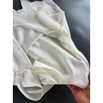 J Crew Womens 4 Scallop Crepe Cami Lined Tank Top Ivory White Adjustable Straps Photo 5