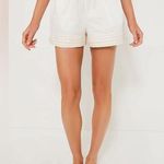 Tuckernuck Alex White Embroidered Shorts Size L NWT Cotton High Waist Boho Chic Size L Photo 0