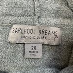 Barefoot Dreams Women’s CozyChic Ultra Lite Short Sleeve Zip Up Hoodie Green 2X Photo 6