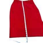 Banana Republic  Red Belted Pencil Skirt Side Slit Career‎ Office 4 Photo 5