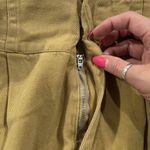 Sans Souci  Women's Size L Wide Leg Cargo Pants Cropped Khaki Pleated High Waist Photo 6