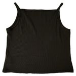 Old Navy NWT  Womens Black Rib‎ Knit Cami Tank Top Cropped Sleeveless Size XL Photo 3