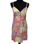 Lilly Pulitzer VTG  Dress‎ Chef's Blend Patchwork Size 10P Spaghetti Straps READ Photo 6