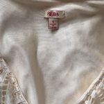 Reba  Ivory Cream Eyelet Ruffle Hi Low Dress​ Photo 6